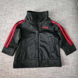 Adidas Black and Red Sweatshirt